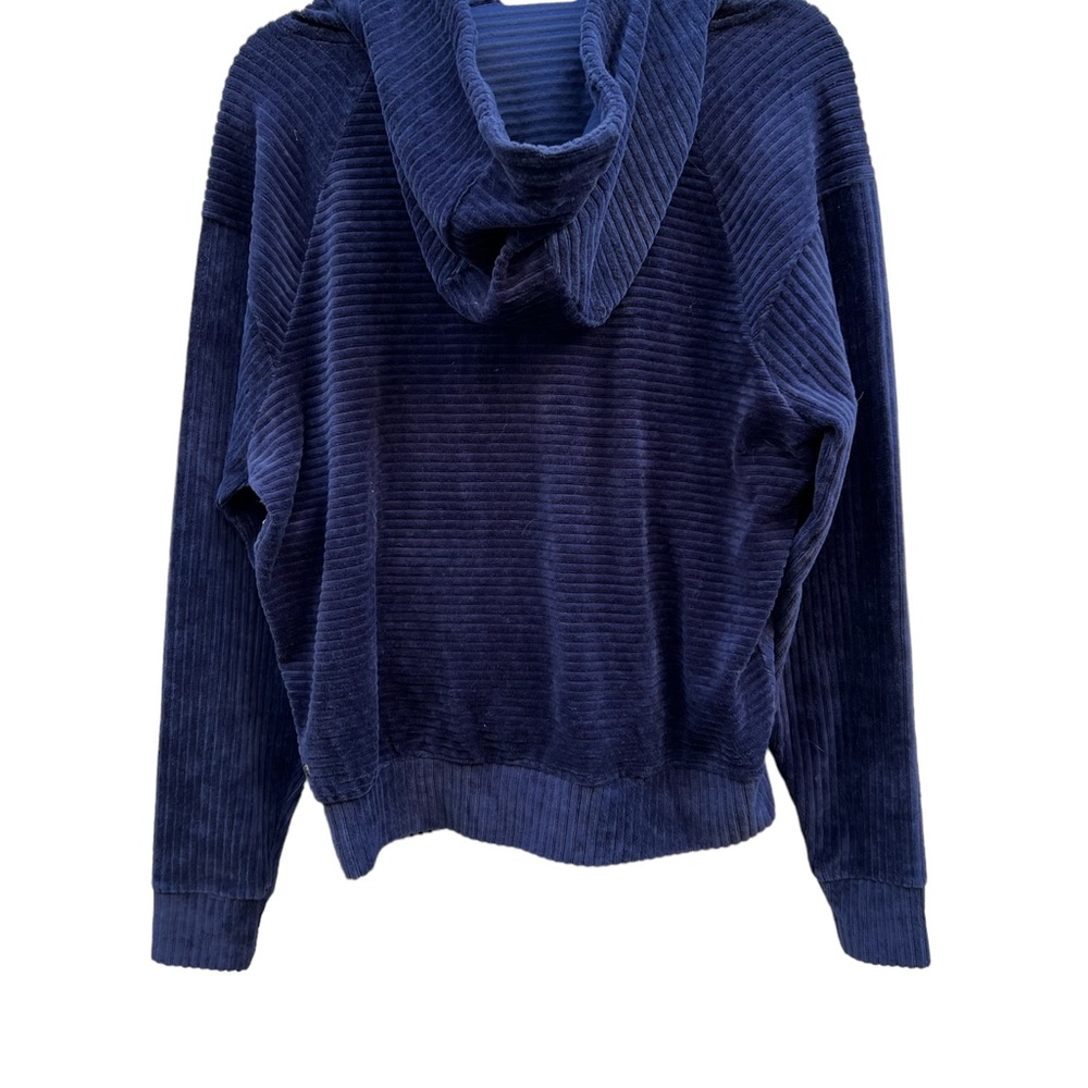 Zella Plush Corduroy Hoodie in Navy Peacoat NWT Size XS - Picture 8 of 12